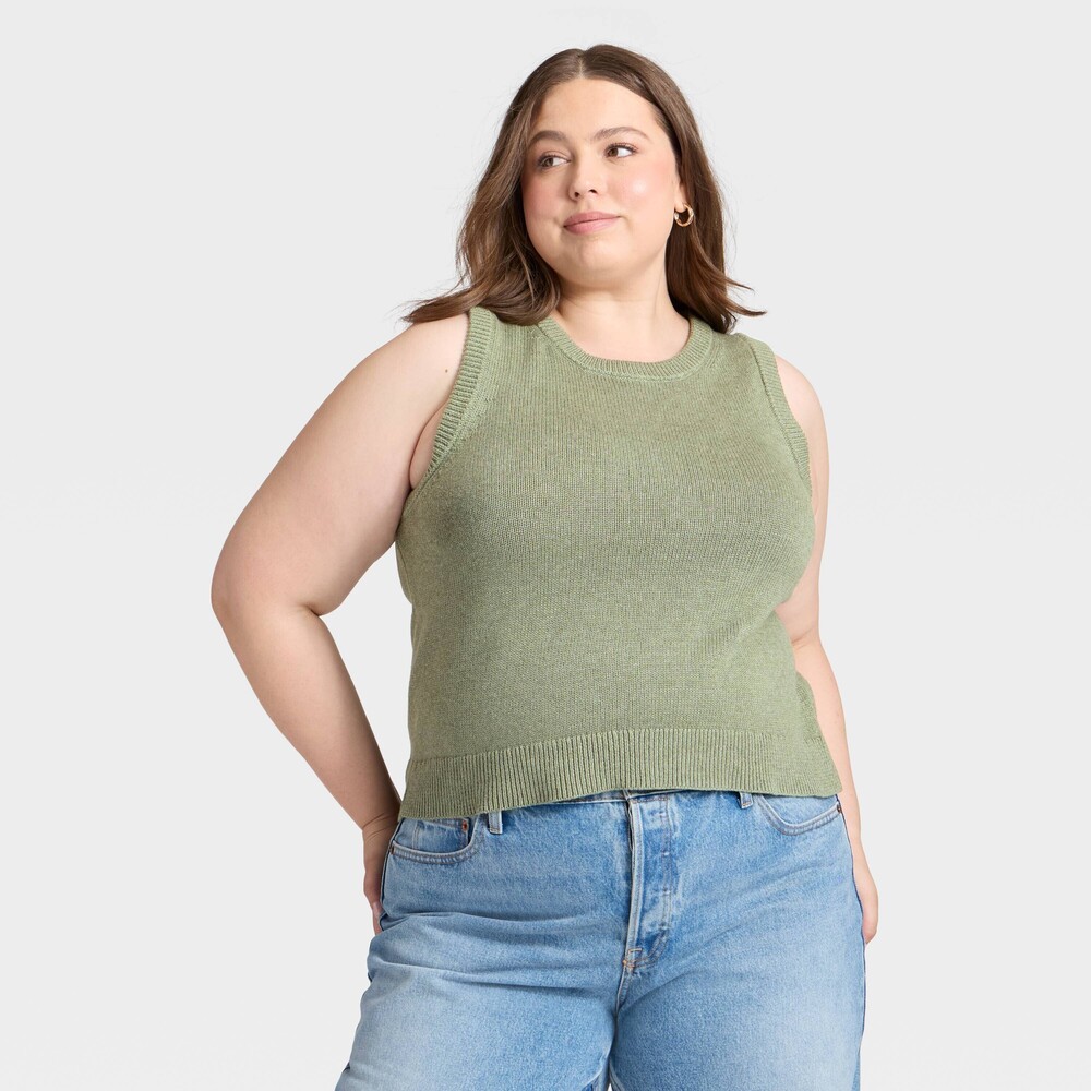 3X - Universal Thread Sweater Tank Top